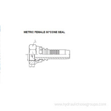 Metric Female 60° Cone Seal 20611